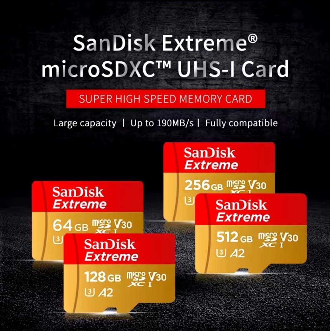 SanDisk Extreme SD-kaart - 128GB