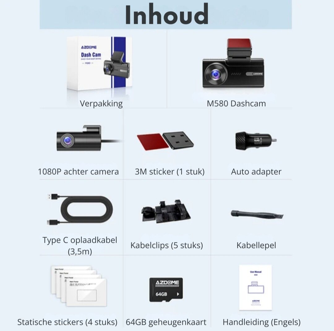 Dashcam M580 5K 2CH - DashSpot
