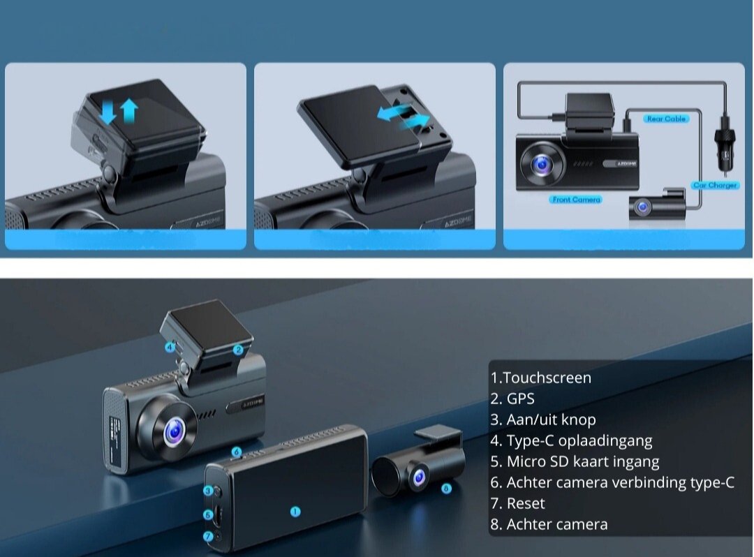 Dashcam M580 5K 2CH - DashSpot